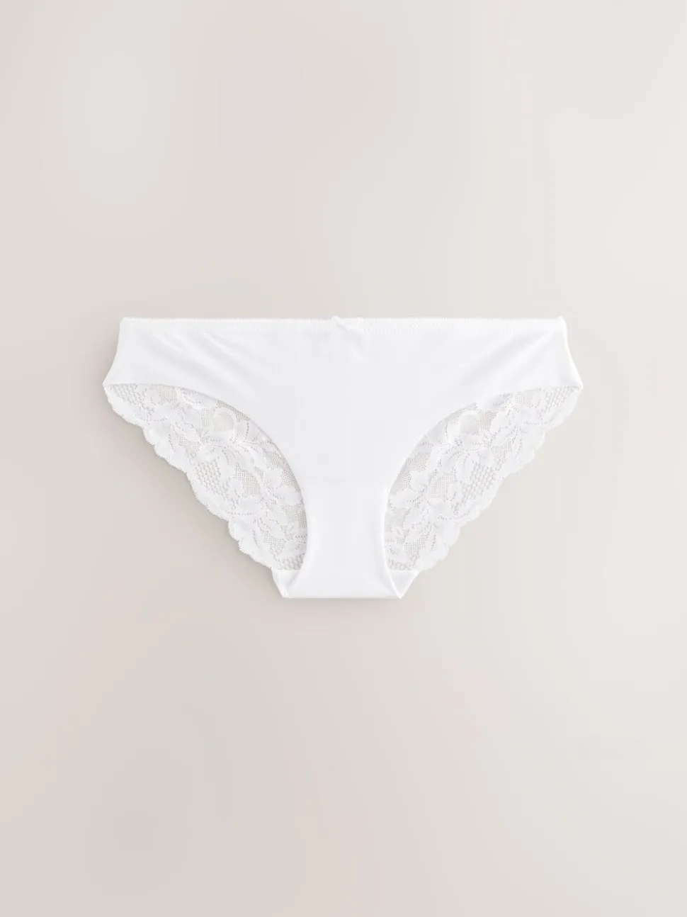 Blanc - No VPL Lace Back Briefs 3 Pack