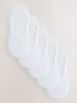 Blanc - Paquet de chaussettes invisibles 5