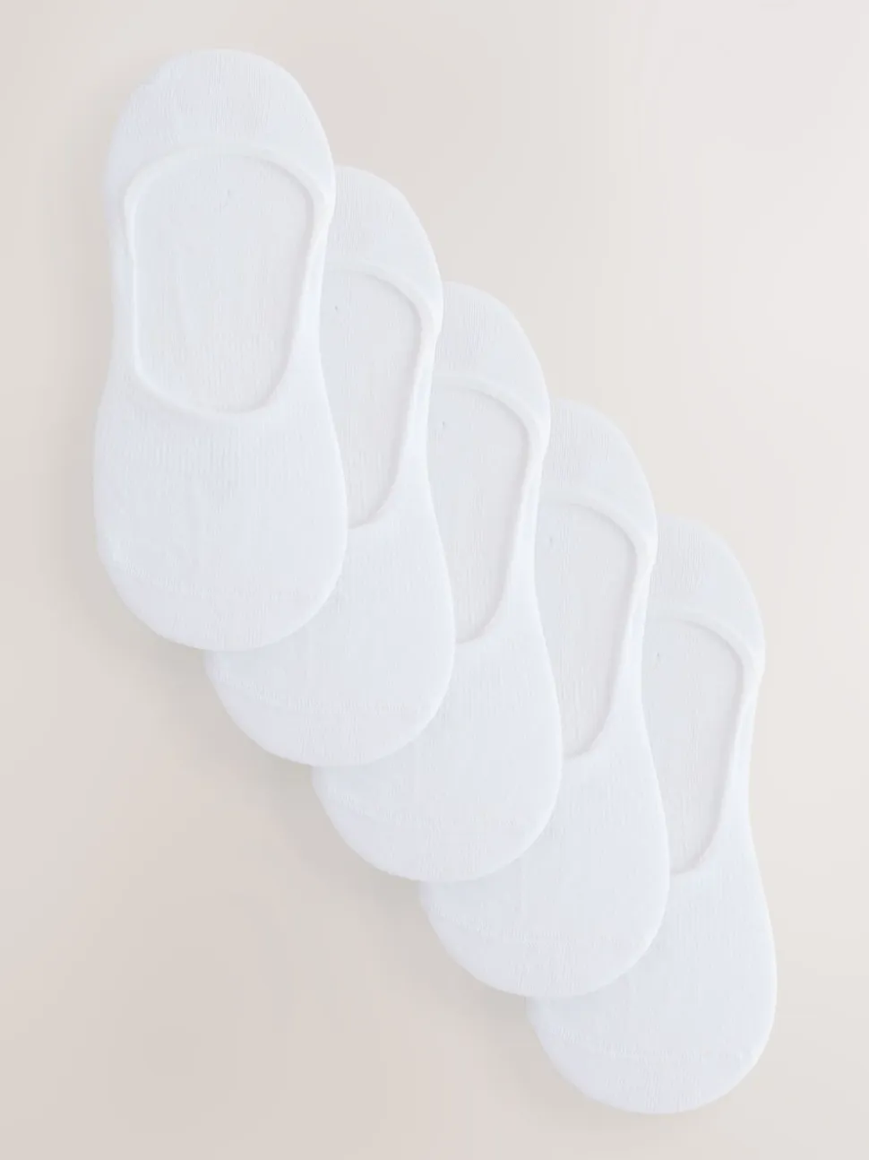 Blanc - Paquet de chaussettes invisibles 5