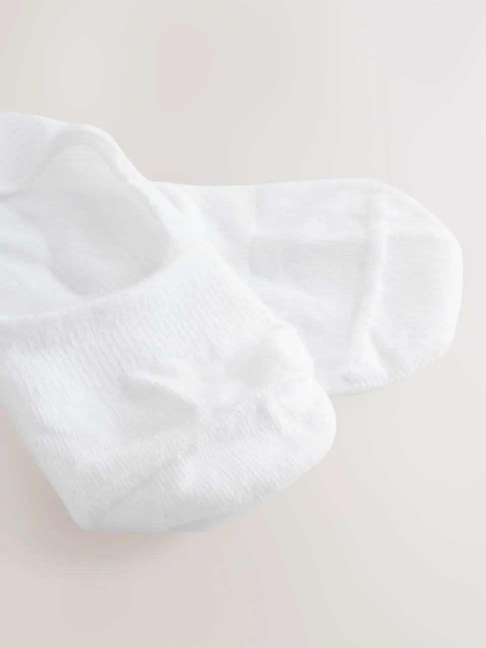 Blanc - Paquet de chaussettes invisibles 5