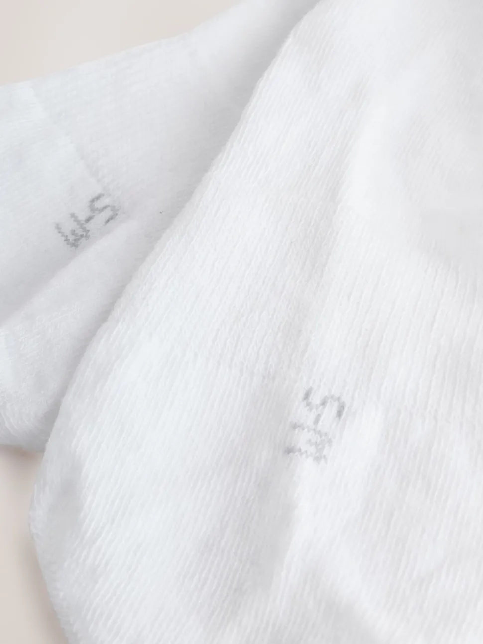Blanc - Paquet de chaussettes invisibles 5