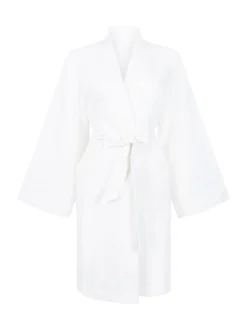 Blanc - Peignoir Hunkemöller gaufré blanc