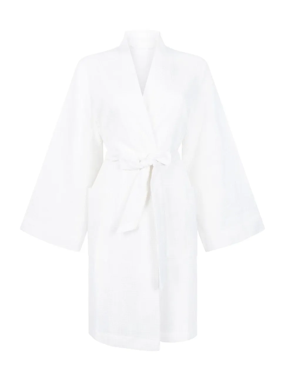 Blanc - Peignoir Hunkemöller gaufré blanc