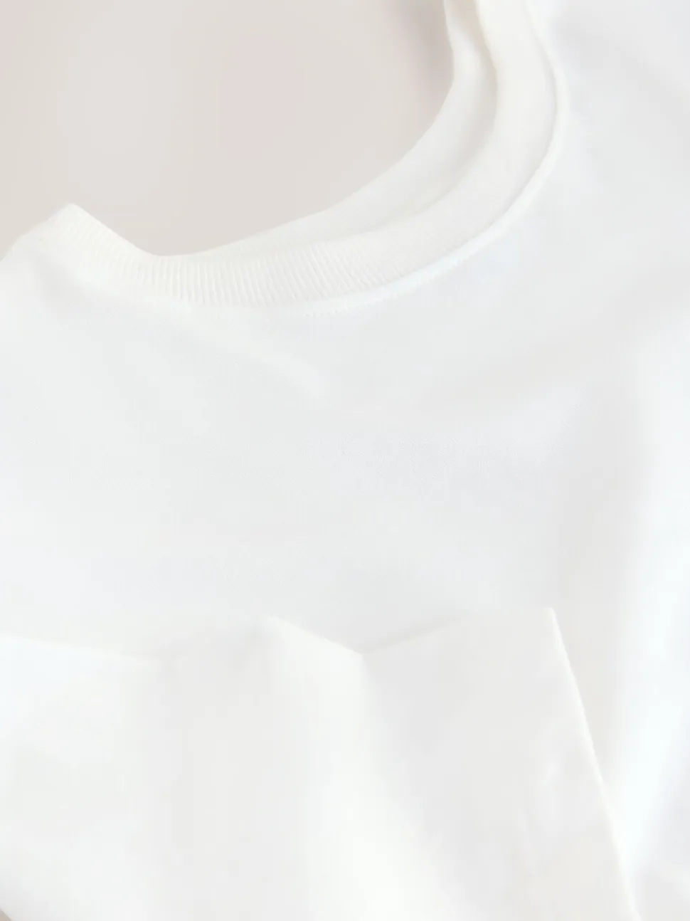 Blanc - Robe chemise deux-en-un en jersey