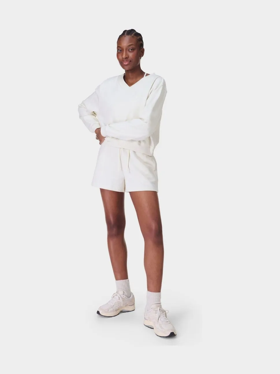 Blanc - Short Betty Revive en sueur