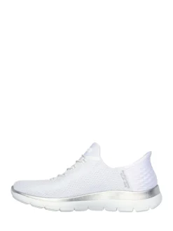 Blanc - Skechers Womens Slip In Summits Dazzling Haze Trainers