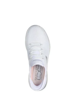 Blanc - Skechers Womens Slip In Summits Dazzling Haze Trainers