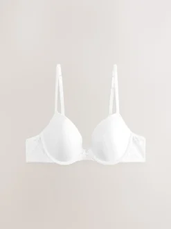 Blanc - Soutien-gorge A-E Light Pad en dentelle