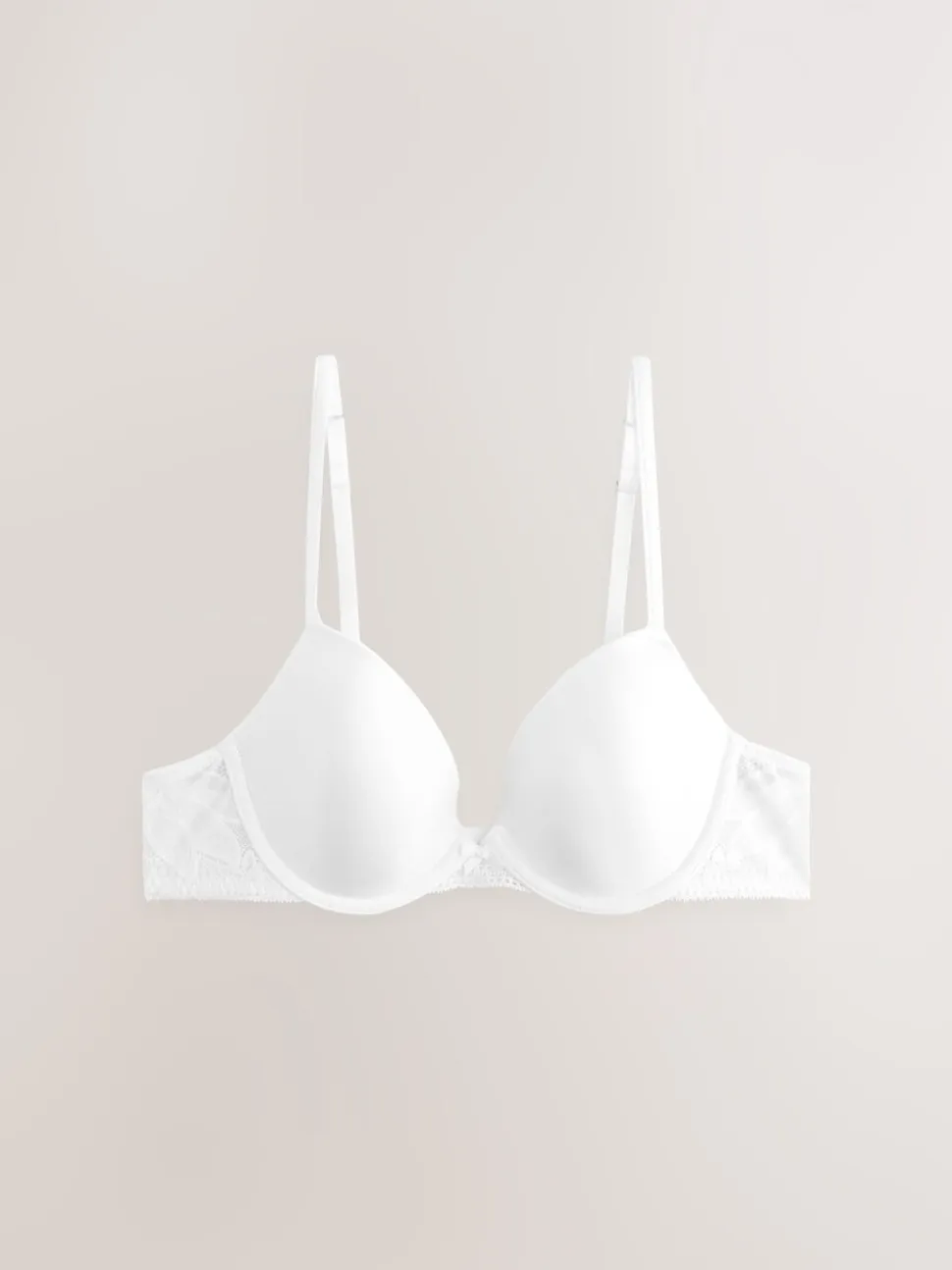 Blanc - Soutien-gorge A-E Light Pad en dentelle