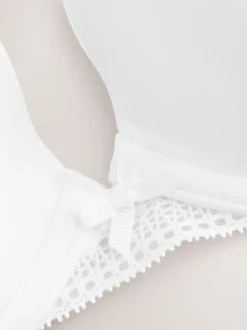 Blanc - Soutien-gorge A-E Light Pad en dentelle
