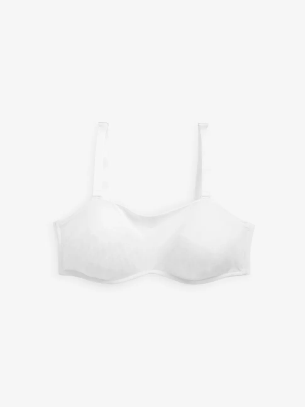 Blanc - Soutien-gorge bandeau sans bretelles DD+ sans rembourrage Minimise