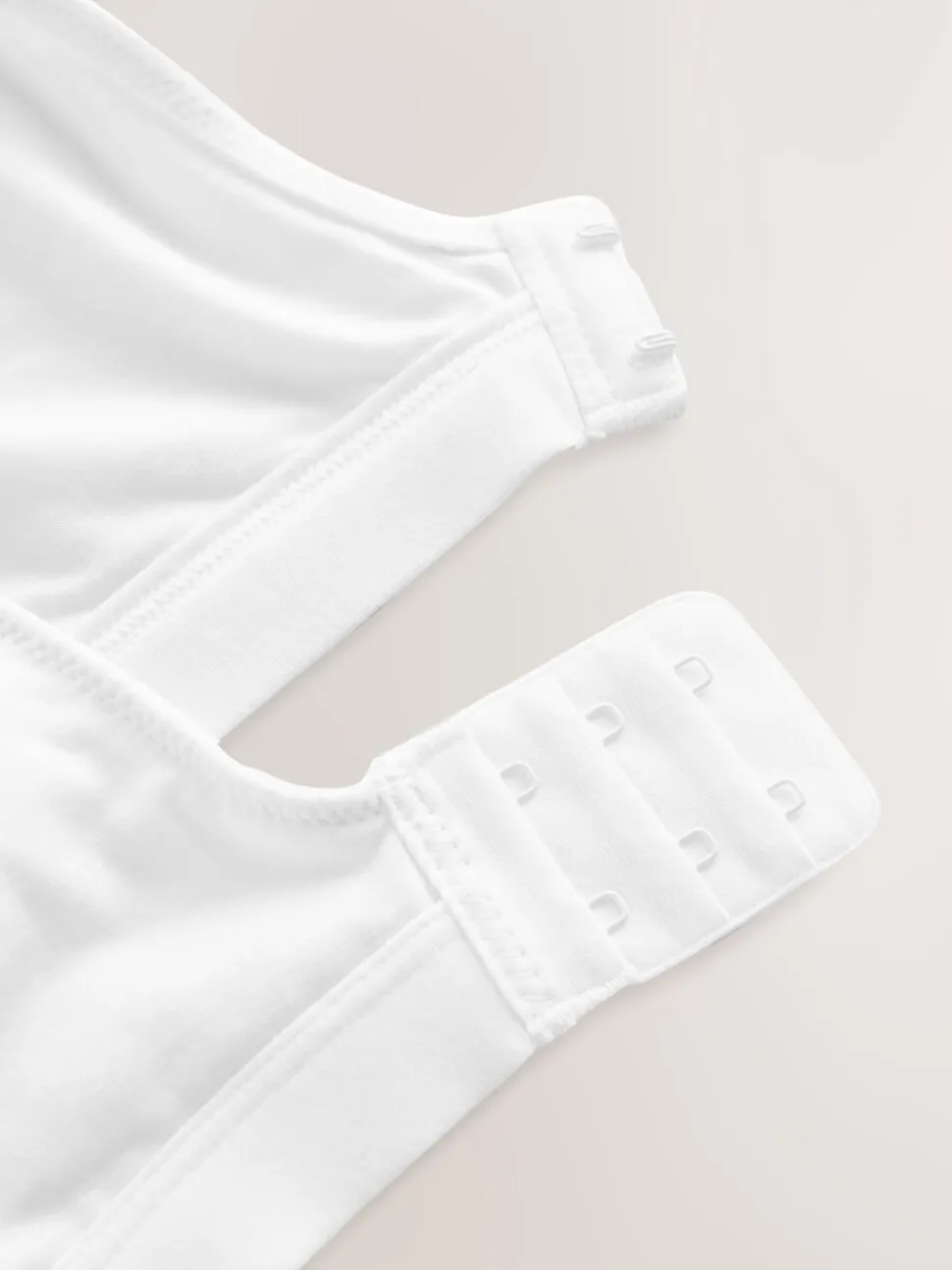 Blanc - Soutien-gorge B-H Total Support Ultimate Comfort super doux sans rembourrage