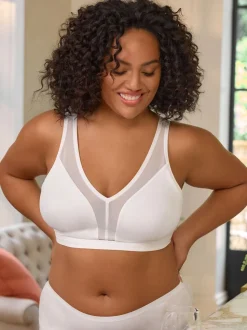 Blanc - Soutien-gorge confort ultime sans armatures sans armatures