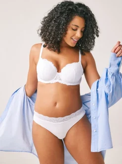 Blanc - Soutien-gorge Dentelle DD+