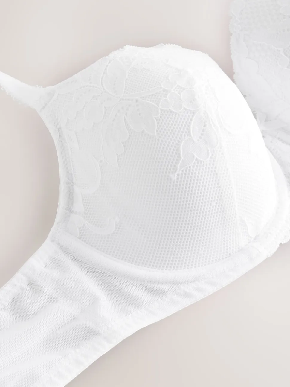 Blanc - Soutien-gorge Dentelle DD+