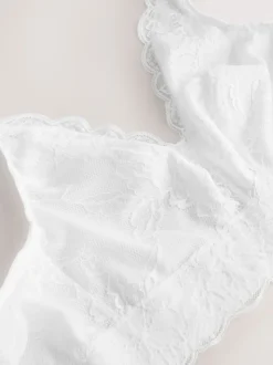 Blanc - Soutien-gorge en dentelle maintien total