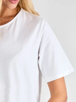Blanc - T-shirt de maternité oversize JoJo Maman Bébé