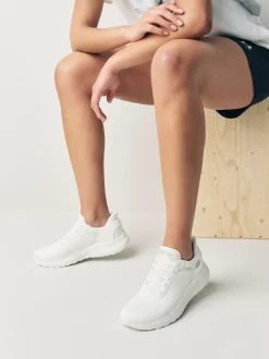 Blanc craie - Baskets Skechers BOBS Sport Squad Chaos Slip In