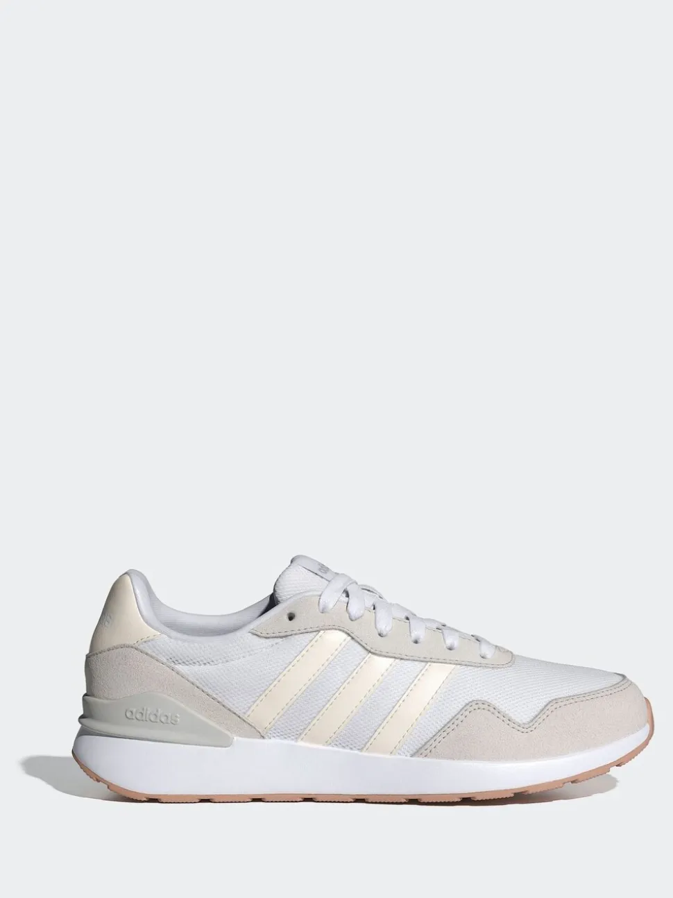 Blanc crême - adidas run 60s 4.0 Baskets