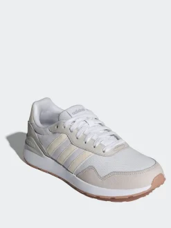 Blanc crême - adidas run 60s 4.0 Baskets