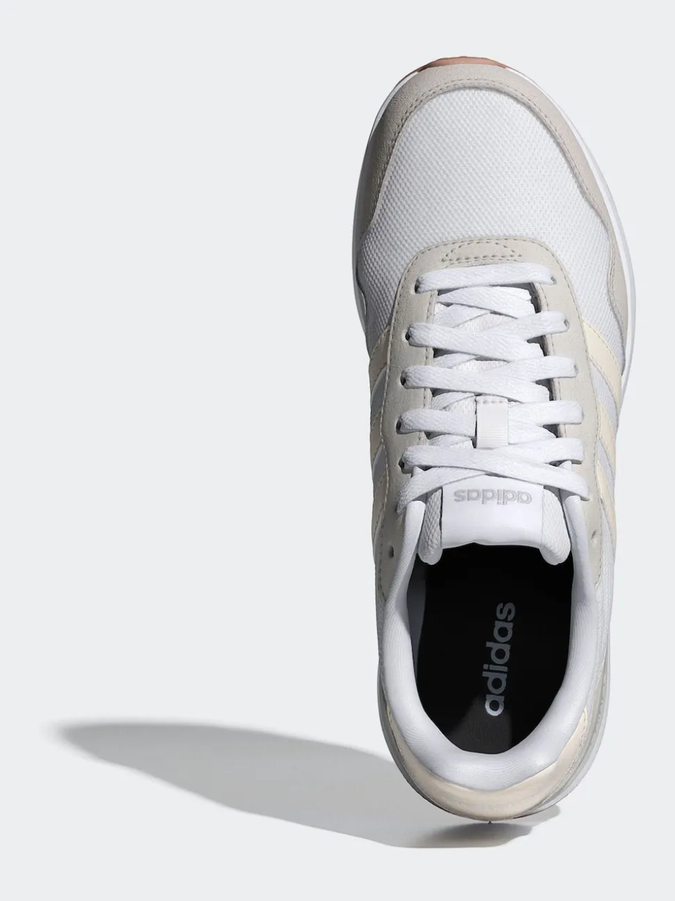 Blanc crême - adidas run 60s 4.0 Baskets