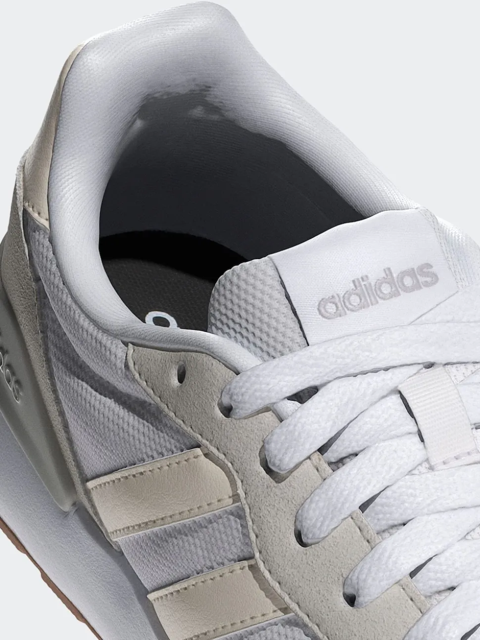 Blanc crême - adidas run 60s 4.0 Baskets