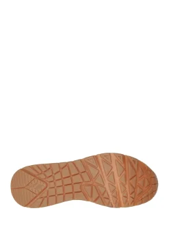 Blanc de coton - Baskets Skechers Golden Fit Uno femme dorées