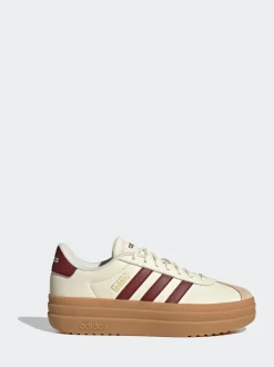Blanc éteint - adidas baskets VL Court Bold