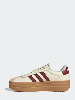 Blanc éteint - adidas baskets VL Court Bold