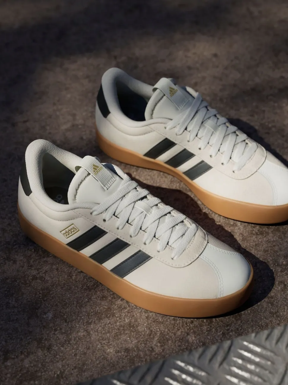 Blanc éteint - Adidas VL Court 3.0 Formateurs
