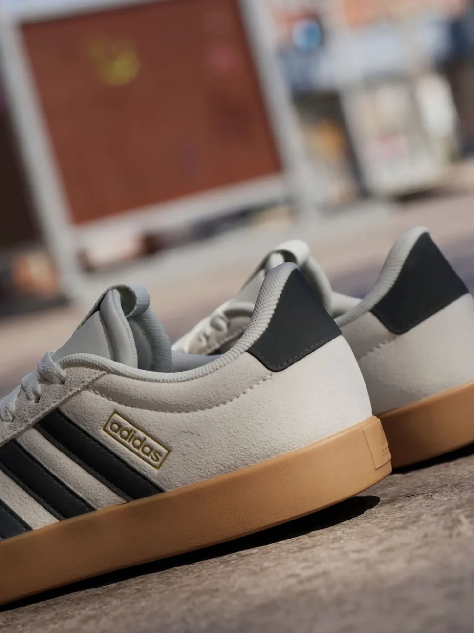 Blanc éteint - Adidas VL Court 3.0 Formateurs
