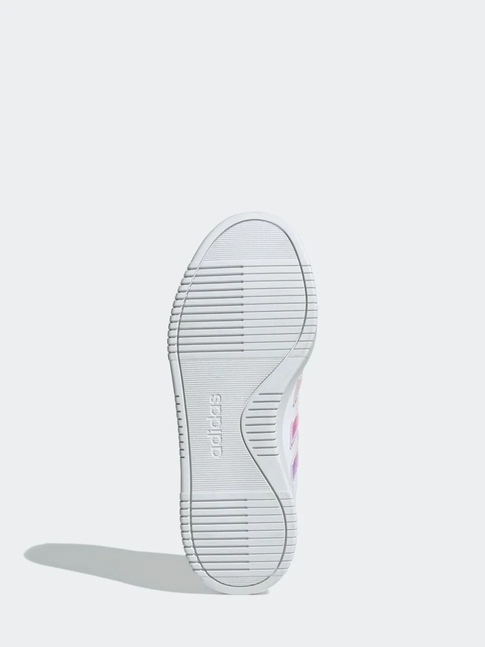 Blanc éteint - Baskets adidas Courtblock Bold