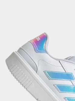 Blanc éteint - Baskets adidas Courtblock Bold