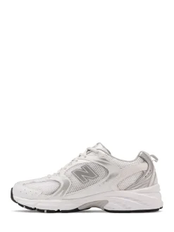 Blanc/Argent - New Balance Womens 530 Trainers