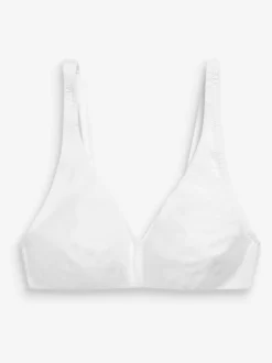 Blanc/bleu marine/rose - Lot de 3 soutiens-gorge en mélange de coton Ultimate Comfort
