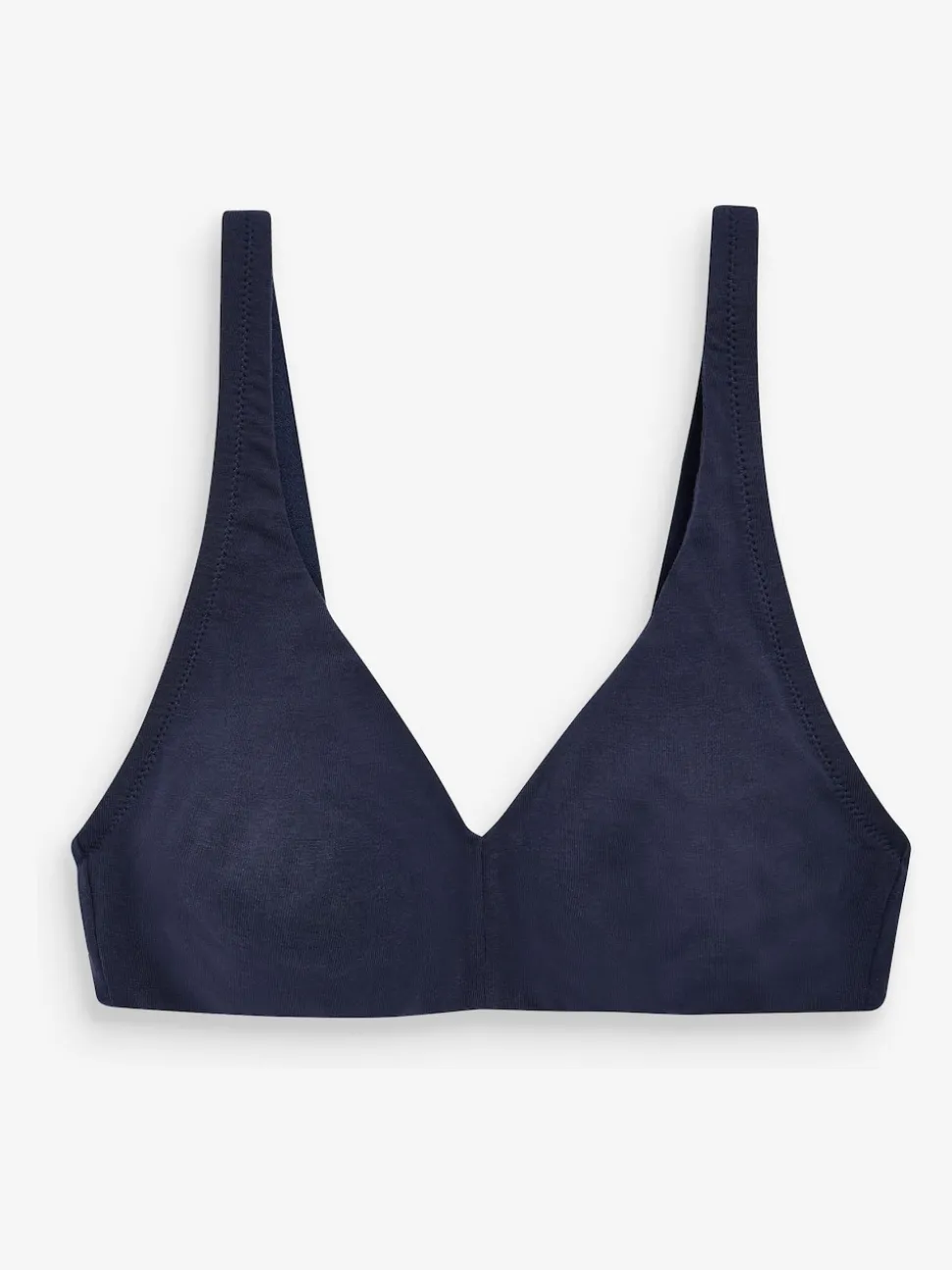 Blanc/bleu marine/rose - Lot de 3 soutiens-gorge en mélange de coton Ultimate Comfort