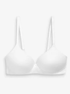 Blanc/bleu marine/rose - Lot de 3 soutiens-gorge en mélange de coton Ultimate Comfort