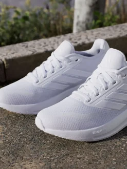 Blanc/Gris - Baskets adidas Grand Court