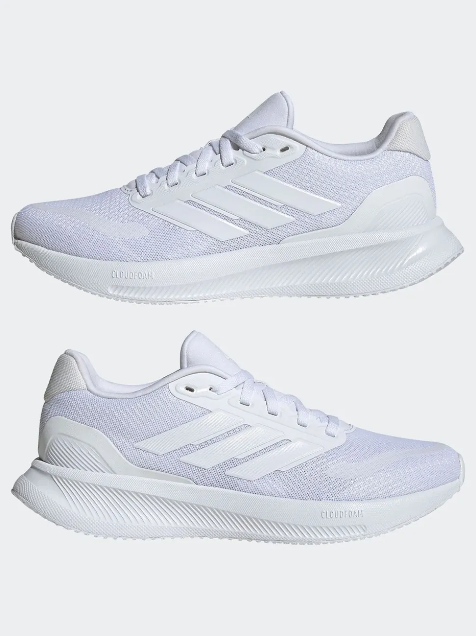 Blanc/Gris - Baskets adidas Grand Court