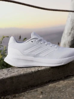 Blanc/Gris - Baskets adidas Grand Court