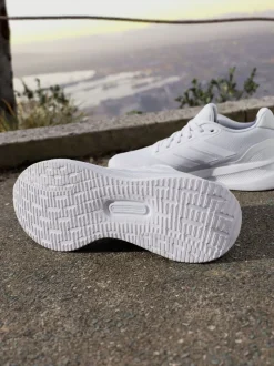 Blanc/Gris - Baskets adidas Grand Court