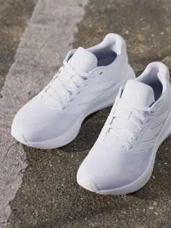 Blanc/Gris - Baskets adidas Grand Court