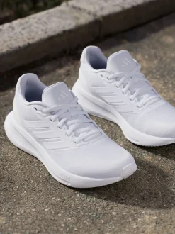 Blanc/Gris - Baskets adidas Grand Court