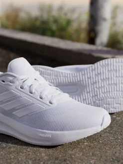 Blanc/Gris - Baskets adidas Grand Court