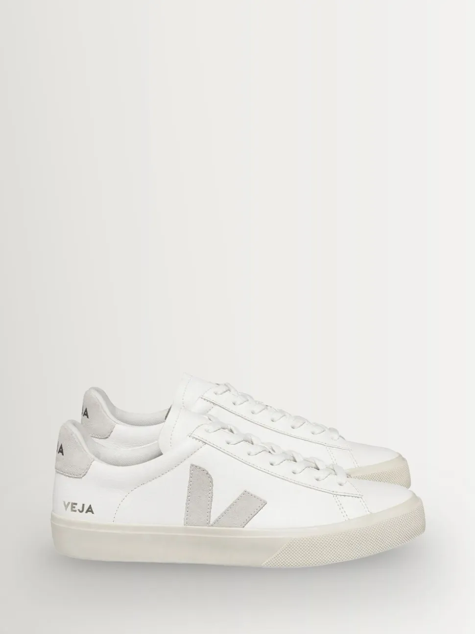 Blanc/Gris - Baskets Veja Campo