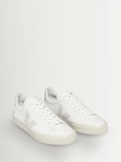 Blanc/Gris - Baskets Veja Campo