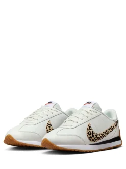 Blanc/imprimé léopard - Nike Pacific Trainers