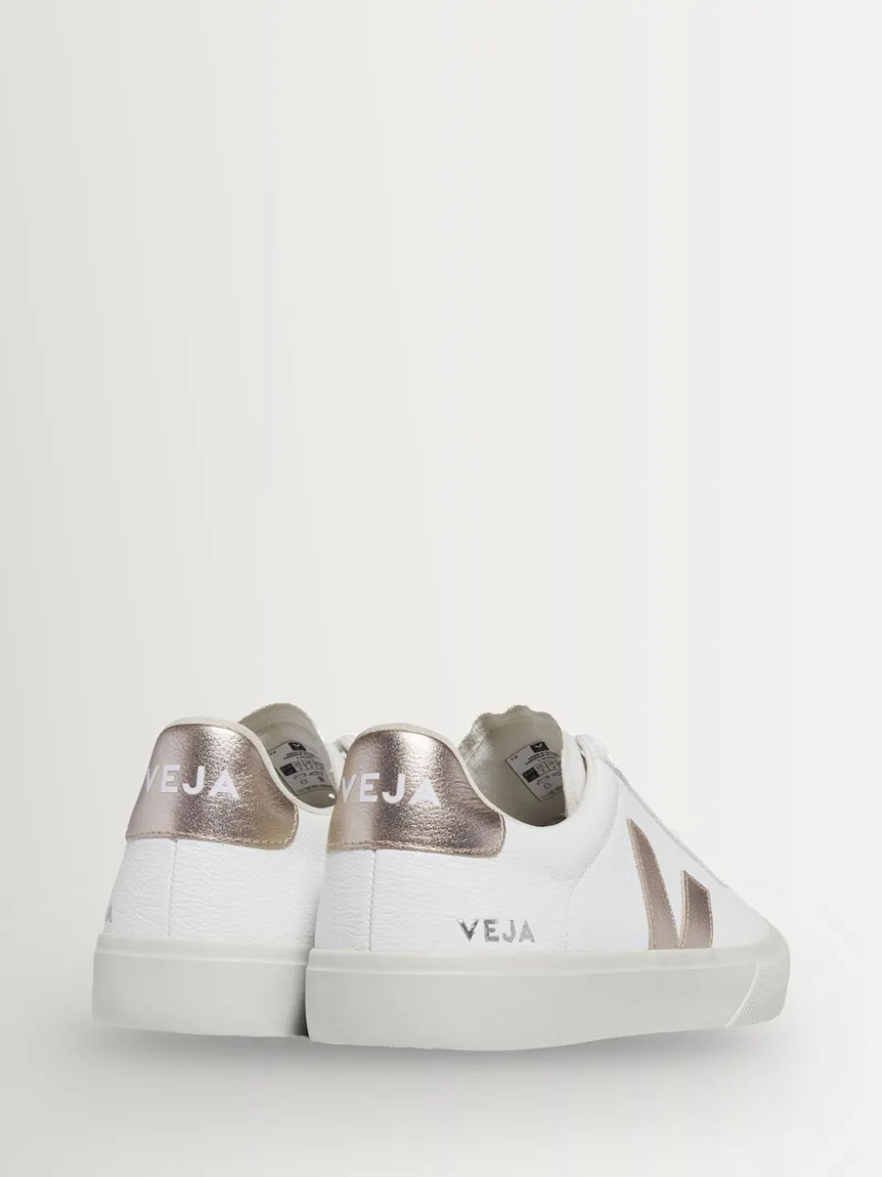 Blanc/métallisé - Baskets Veja Campo