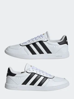 Blanc/Noir - Adidas Breaknet Sleek Trainers