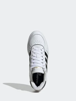 Blanc/Noir - Adidas Breaknet Sleek Trainers